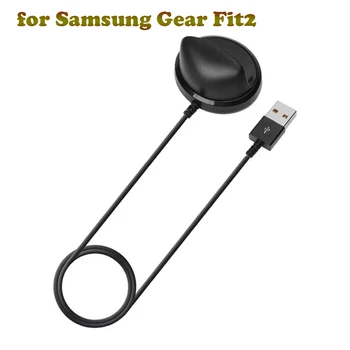 Nabíjanie pomocou pripojenia USB Mount Dokovacia Kolíska Pre Samsung Výstroj Fit 2 Fit2 SM-R360 Pro SM-R365 Smart Hodinky, Náramok Kábel Poplatok Základňovej Stanice