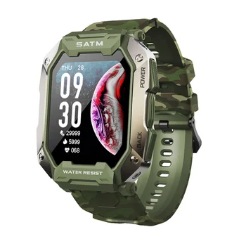 5ATM Hlboké Nepremokavé pánske Smartwatch Plávanie Vonkajšie 24 Šport Režimy Fitness Tracker Smart Hodinky 380mAh Batérie pre IOS a Android