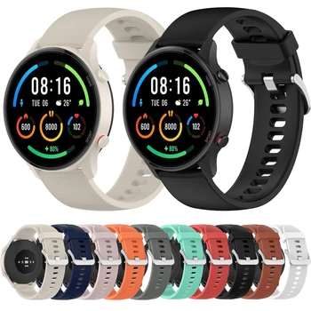 22 mm Sledovať Kapela Popruh pre Xiao Mi Watch Color Športové Vydanie Watchband Silikónový Náramok Náramok pre MI Watch Color/ GT 2e