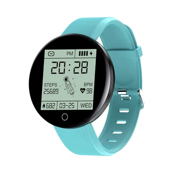 D18S Nepremokavé Smartwatch Muži Ženy Fitness Sledovanie Tepovej frekvencie Bluetooth Náramkové hodinky Športový Náramok pre IOS a Android