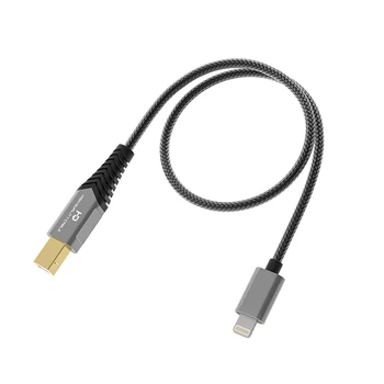 FiiO ld-tc1 / LD-LT1 námestie Port USB TYP-B Android typu C alebo pre Apple lightning adaptér TYP C B LD kábel