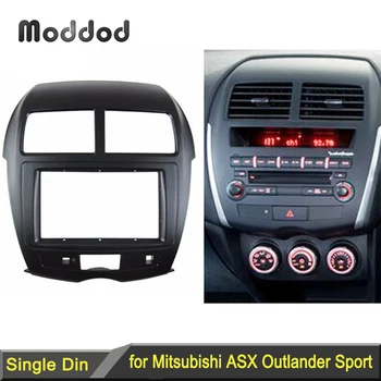 Dvojité 2 Din autorádia Fascia pre Mitsubishi ASX RVR Outlander Sport CITROEN C4 Stereo Facia Dash CD Výbava Inštalačný Držiak Rámu