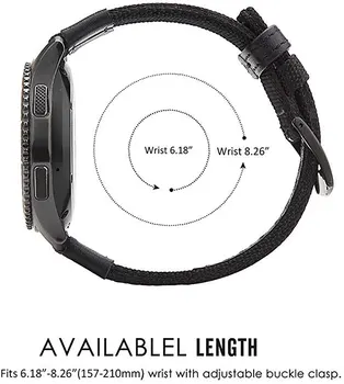 Pre Garmin Venu 2 Plus SQ Watchband Zápästie Predchodcu 158 245 245 M 645 55 Vivoactive 3 20 mm QuickFit Plátno Športový Náramok