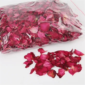 Doprava zadarmo, Sušené, okvetné Lístky Ruže Červené Skutočné Kvetinové Prírodné Rose Petal 100g Kúpeľ, Suchý Kvet Petal Spa Zubov Sprcha Aromaterapia